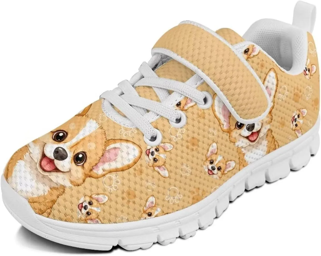 Animals Shoes for Boys Girls Cozy Breathable Barefoot Running Sneaker Lightweight Strap School Athletic Tennis Sneakers for Children/Big Kids/Litter Boys Girls/Toddler