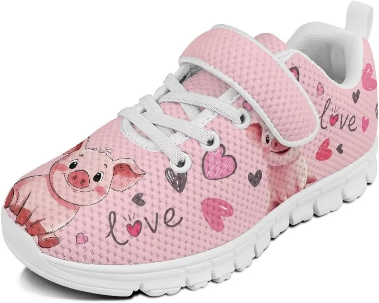 Animals Shoes for Boys Girls Cozy Breathable Barefoot Running Sneaker Lightweight Strap School Athletic Tennis Sneakers for Children/Big Kids/Litter Boys Girls/Toddler