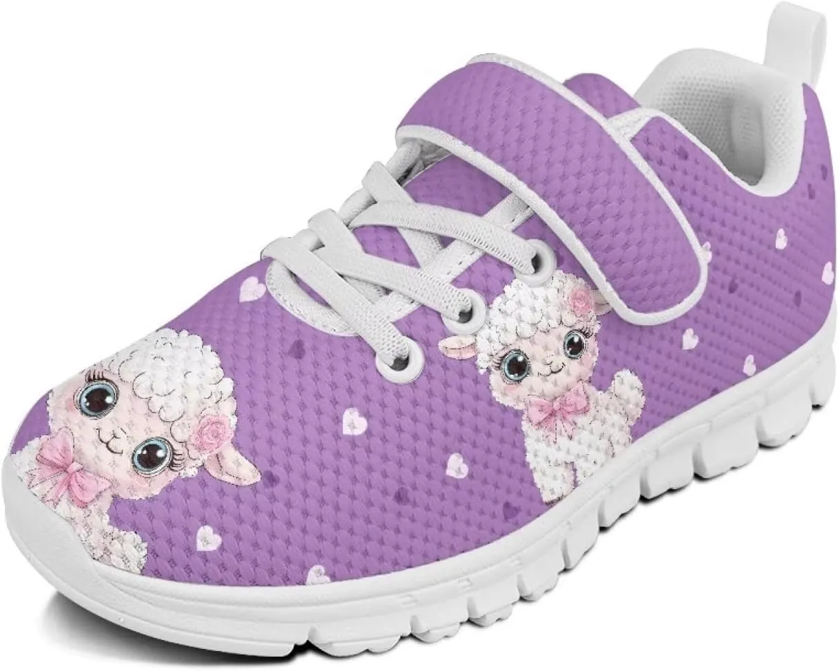 Animals Shoes for Boys Girls Cozy Breathable Barefoot Running Sneaker Lightweight Strap School Athletic Tennis Sneakers for Children/Big Kids/Litter Boys Girls/Toddler