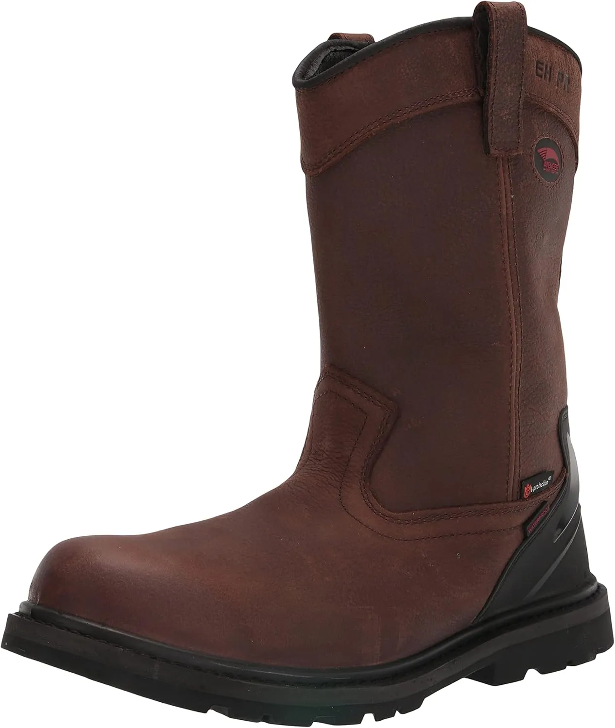 Avenger Work Boots Hammer A7676 Men's EH PR Waterproof Wellington Work Boots, 17 6E