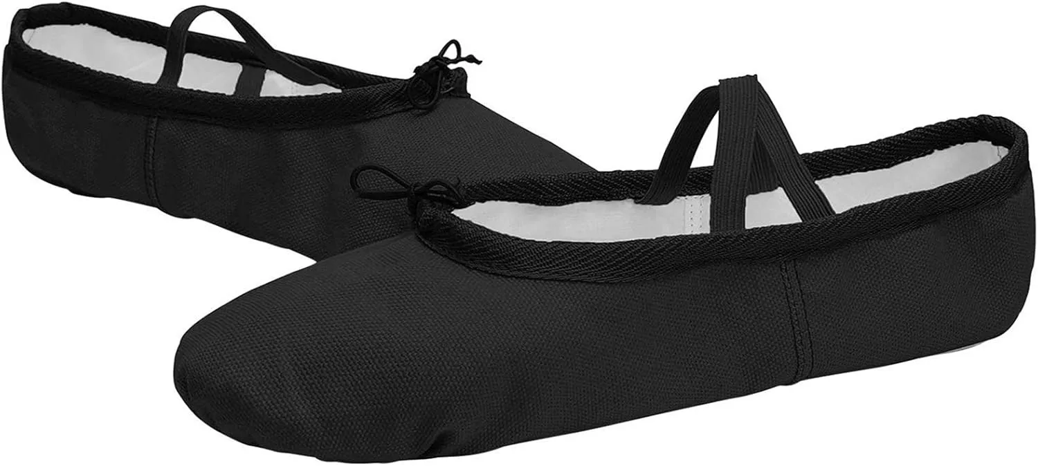 Ballet Canvas Professional Dance Shoes Gymnastics Yoga Shoes Children Adult Flat Shoes