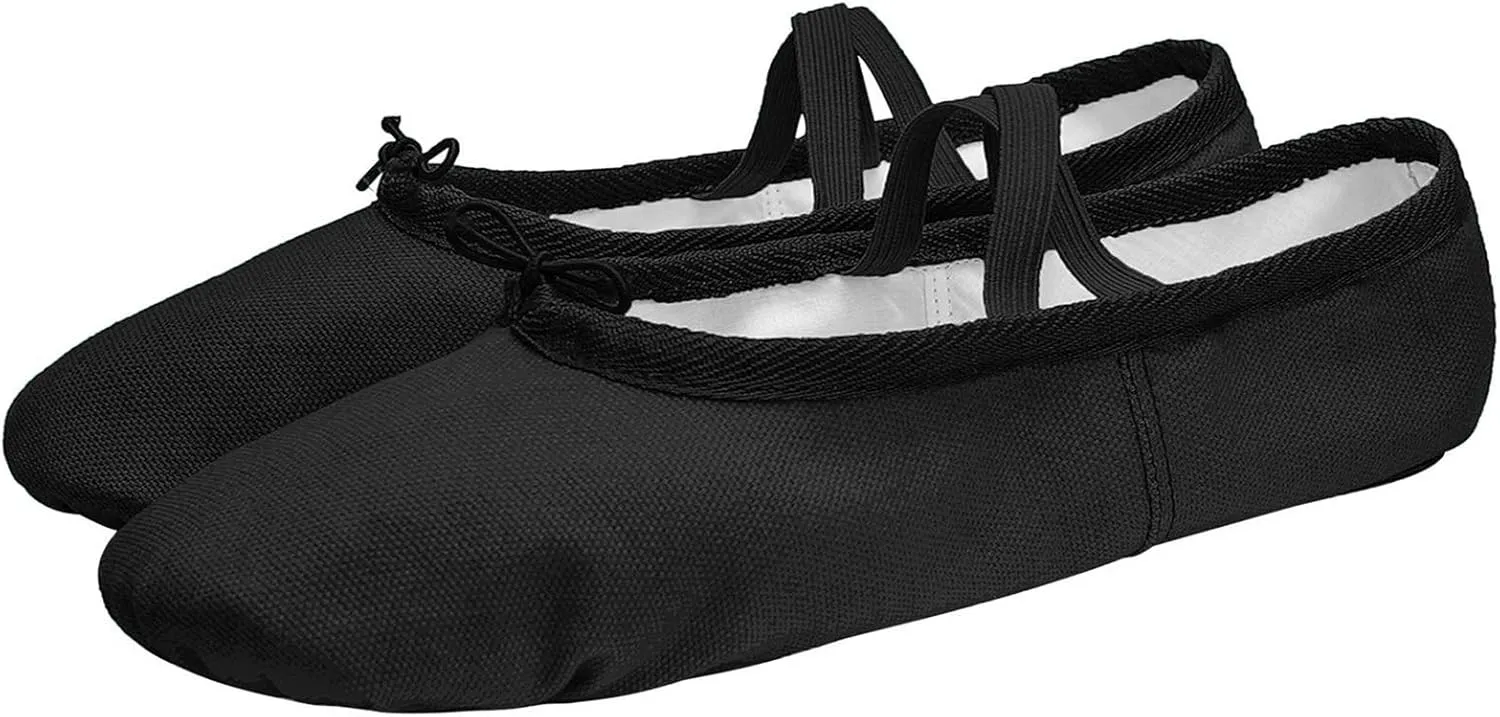 Ballet Canvas Professional Dance Shoes Gymnastics Yoga Shoes Children Adult Flat Shoes