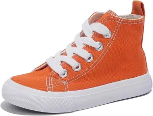 Boys & Girls High Top lace-up Kids' Espadrcanvas Shoes Back-to-School Season Little White Shoes Teen Classic Kids' Sneakers Tennis Shoes Baby Skate Shoes
