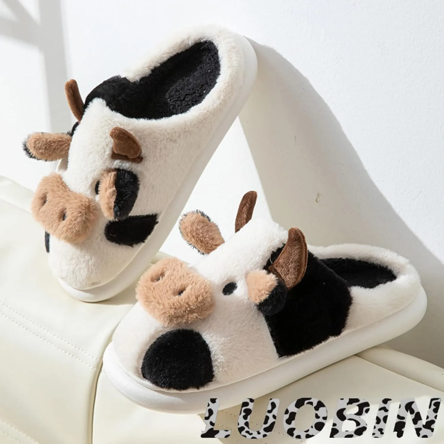 Cartoon cow slippers Indoor Outdoor Slippers