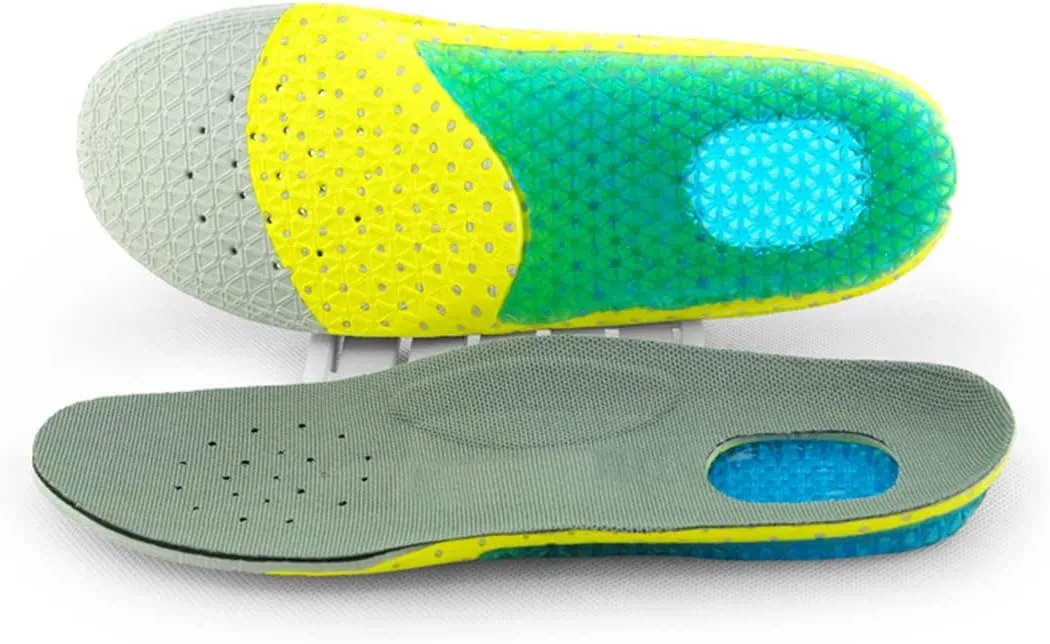 Children's Athletic Gel Insoles for Cushion and Comfort Kids Running Insoles for Shock Absorbing & Arch Support Best Kids Replacement Insole (Little Kids 2.5-3)