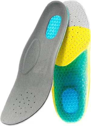 Children's Athletic Gel Insoles for Cushion and Comfort Kids Running Insoles for Shock Absorbing & Arch Support Best Kids Replacement Insole (Little Kids 2.5-3)