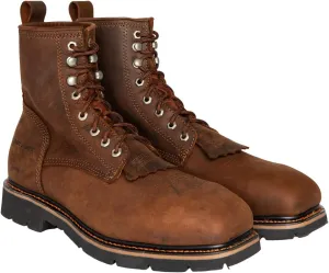 Cody James Men's 8" Mustang Lace-Up Kiltie Work Boot Composite Toe - C8p28