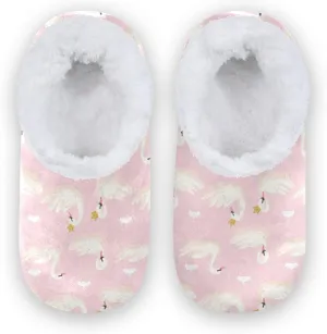 Colofrul Unicorn Flower Kids House Slippers Golden Magic Horse Boys Closed Back Fuzzy Feet Slippers Girls Coral Fleece Slipper Socks No Skid Warm Cozy Home Slippers For Indoor Outdoor Winter Bedroom