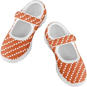 Coloranimal Mary Jane Shoes Girls' Flats Princess Shoes for Girls Dance Shoes Magic Sticker Shallow Mouth Girls Dress Shoes for Kids