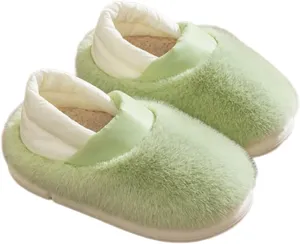 Comfortable Plush Slippers Cozy Memory Foam Winter Slippers Soft Fuzzy Slippers No Slip Shoes Indoor Outdoor Home Shoes Fuzzy Slippers Comfy Shoes for Bedroom