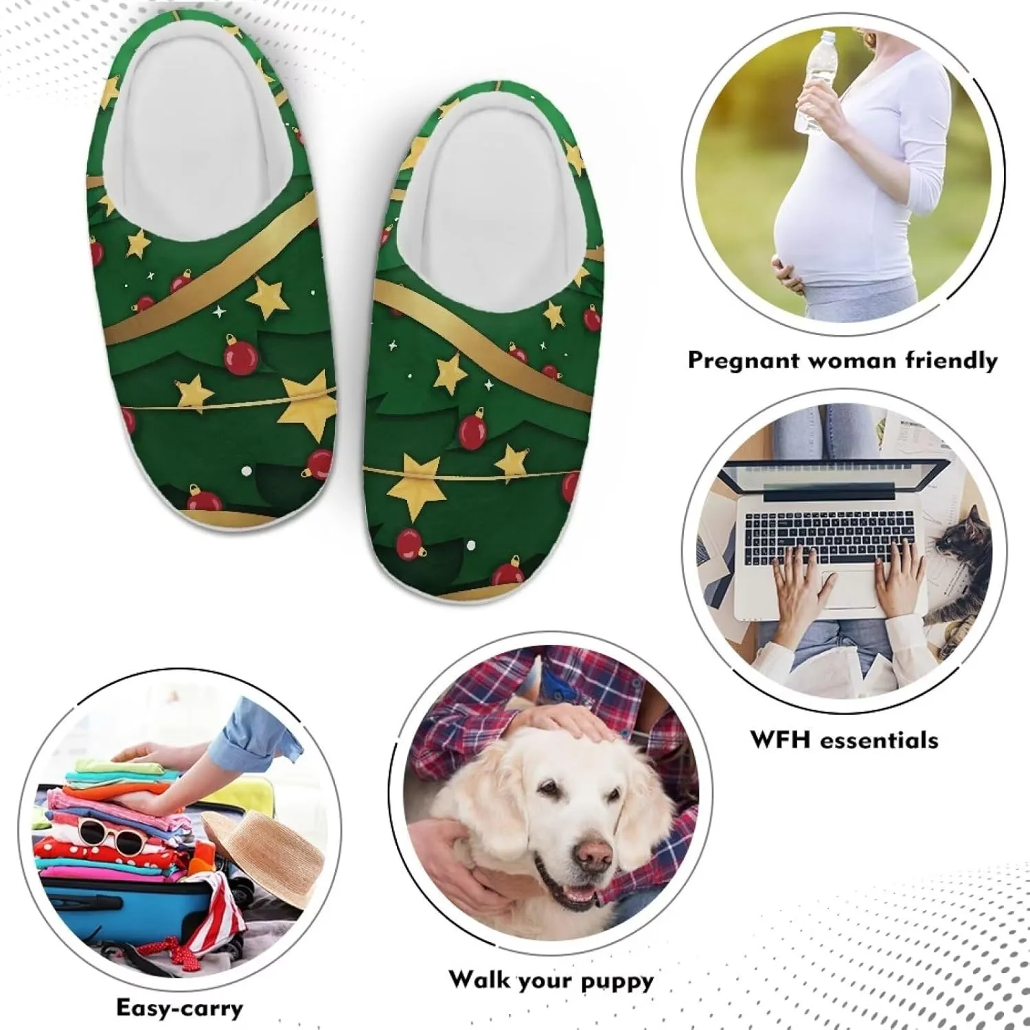 Cotton Slippers Fuzzy Warm Cozy Slippers Non Slip House Slippers For Indoor Outdoor Customized Cotton Slippers House Slippers