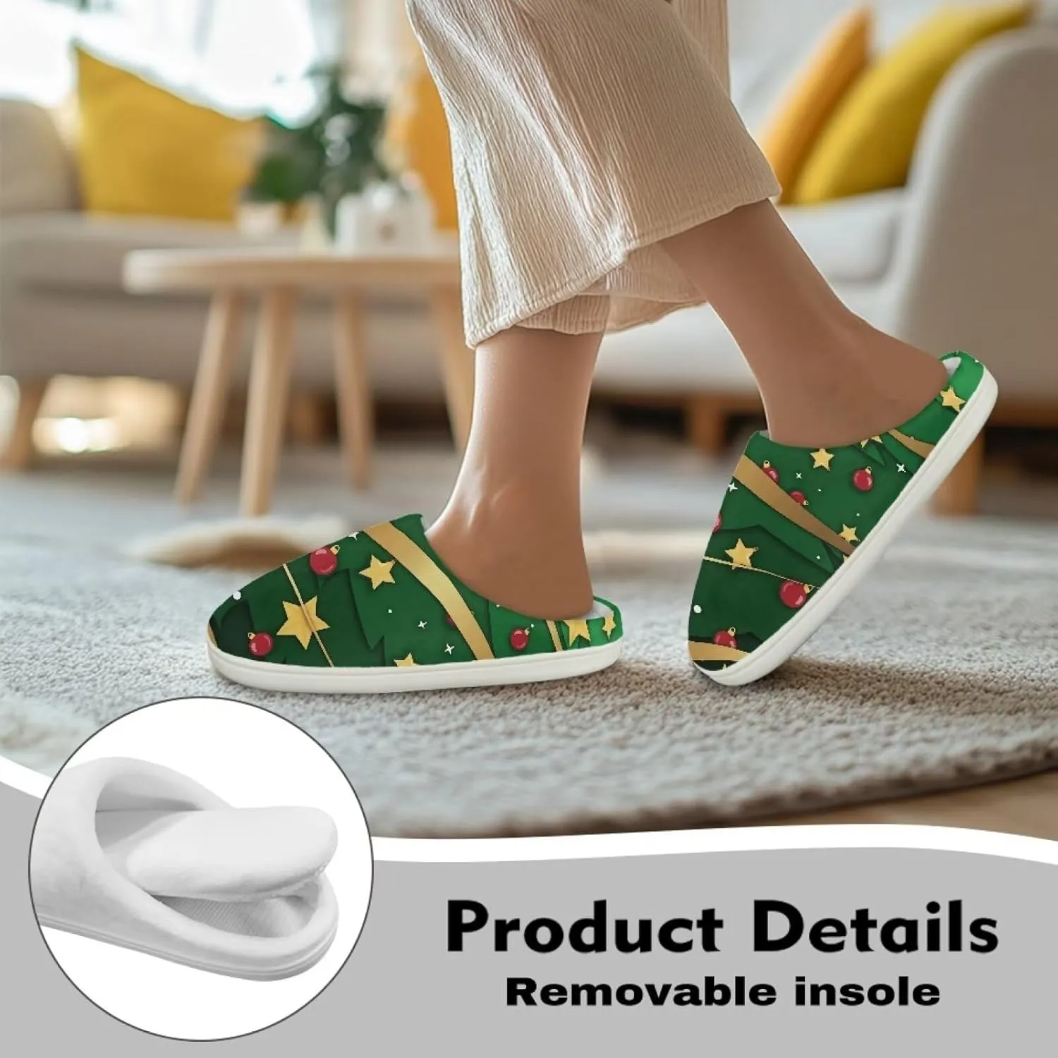 Cotton Slippers Fuzzy Warm Cozy Slippers Non Slip House Slippers For Indoor Outdoor Customized Cotton Slippers House Slippers