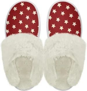 Cotton Slippers With Fluffy Edges House Slippers For Indoor Outdoor Cotton Slippers Unisex Cotton Slippers