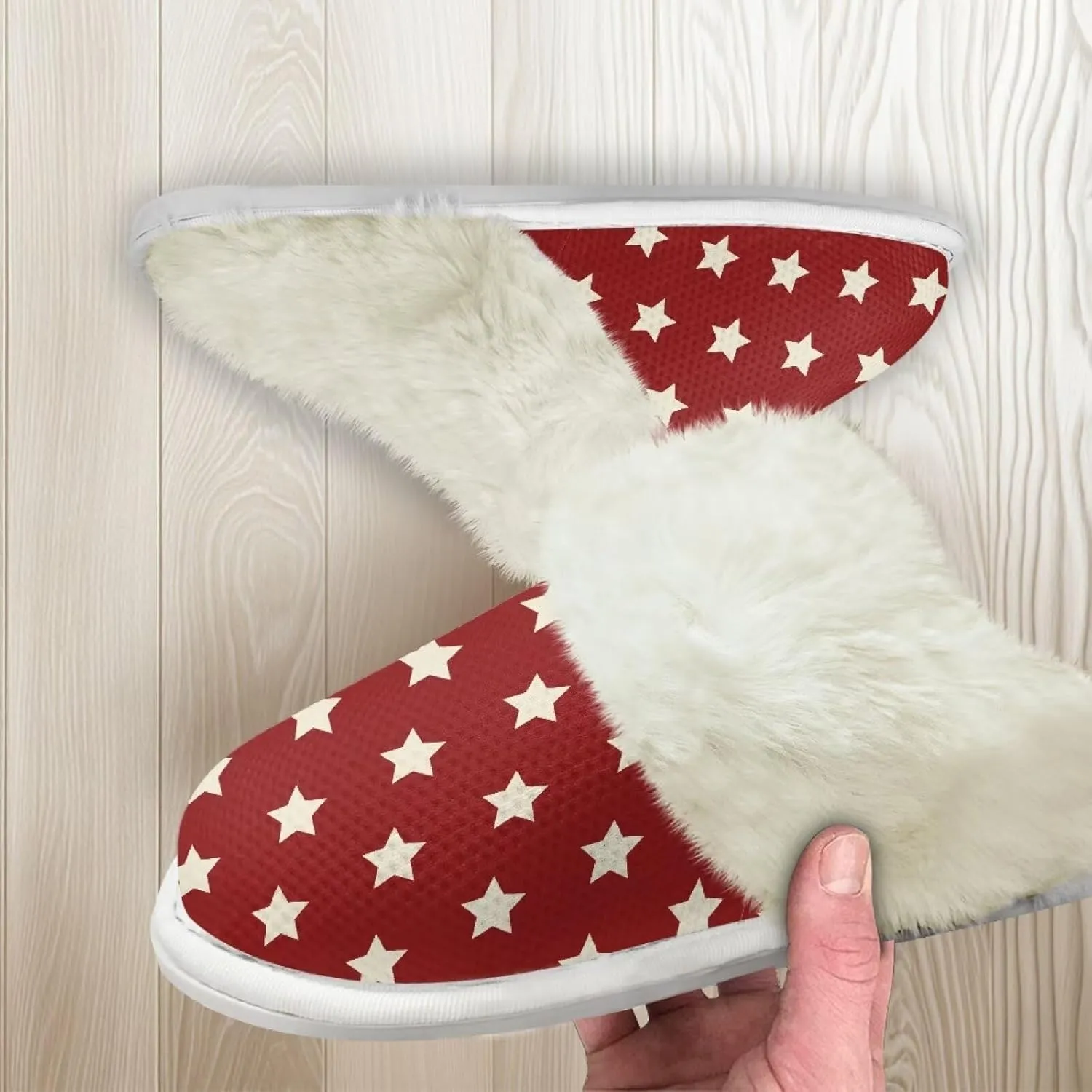 Cotton Slippers With Fluffy Edges House Slippers For Indoor Outdoor Cotton Slippers Unisex Cotton Slippers