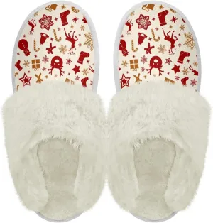 Cotton Slippers With Fluffy Edges House Slippers For Indoor Outdoor Cotton Slippers Unisex Cotton Slippers
