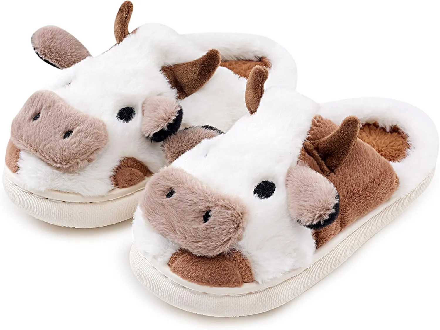 Cow Slippers Toddler Slippers Kids Slippers Boys Girls Soft Non-Slip slippers Memory Foam Toddler House Shoes Kawaii Bedroom Pillow Cloud Slippers for kids