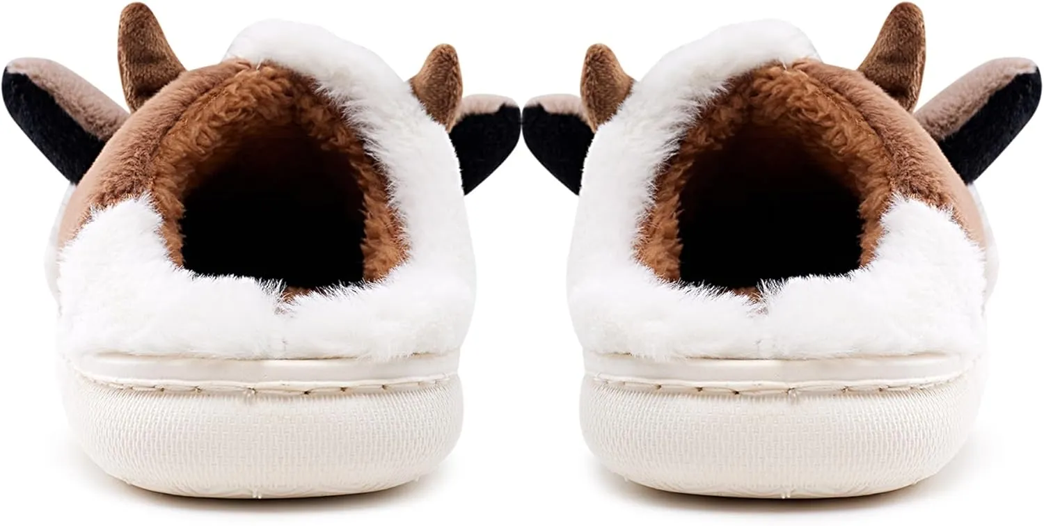 Cow Slippers Toddler Slippers Kids Slippers Boys Girls Soft Non-Slip slippers Memory Foam Toddler House Shoes Kawaii Bedroom Pillow Cloud Slippers for kids