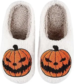 Cute Cat Slippers Strawberry Cherry Mushroom Slippers Evil Eye Blue Eye Slippers Smile Face Women's Men's Household Shoes Memory Foam Fluffy Couple Slippers Cloud Slip On Slippers