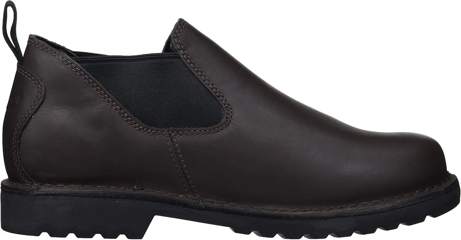 Danner 3 Romeo Work Boots for Men - Full-Grain Leather Slip On Boots with Breathable Mesh Lining and Oil-Resistant Traction Outsole, EH Resistant
