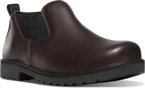Danner 3 Romeo Work Boots for Men - Full-Grain Leather Slip On Boots with Breathable Mesh Lining and Oil-Resistant Traction Outsole, EH Resistant