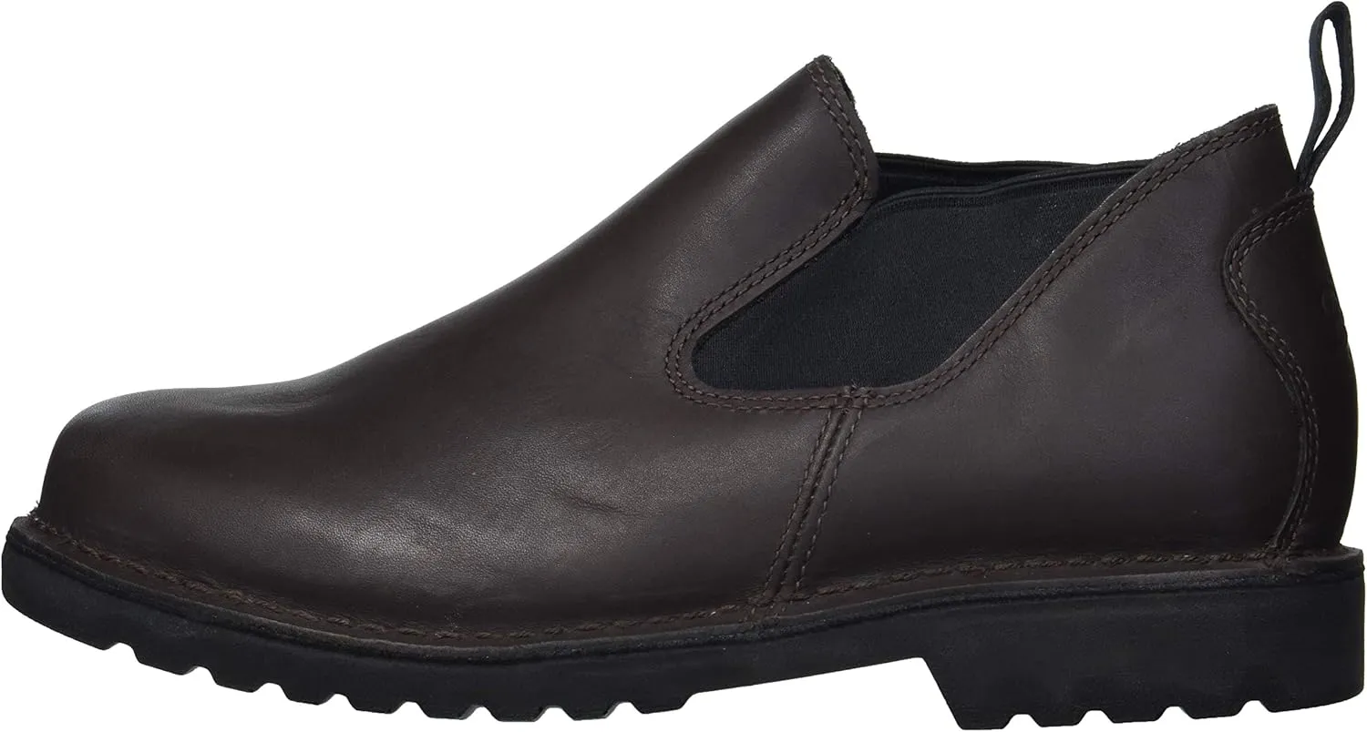 Danner 3 Romeo Work Boots for Men - Full-Grain Leather Slip On Boots with Breathable Mesh Lining and Oil-Resistant Traction Outsole, EH Resistant