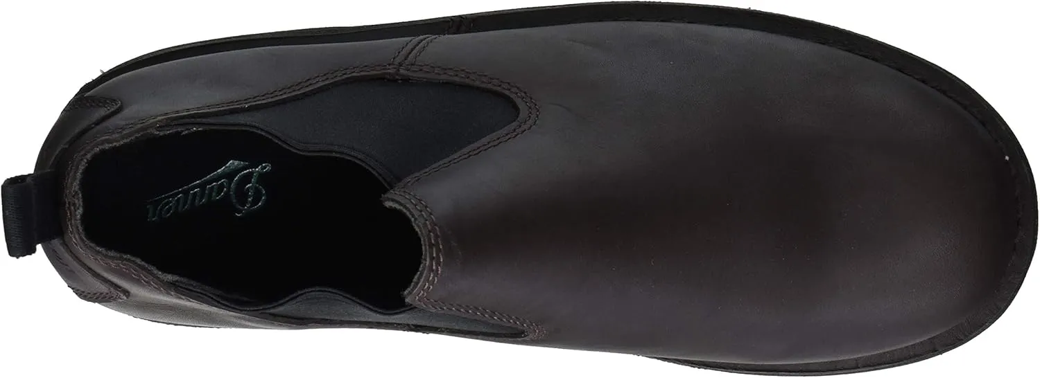 Danner 3 Romeo Work Boots for Men - Full-Grain Leather Slip On Boots with Breathable Mesh Lining and Oil-Resistant Traction Outsole, EH Resistant