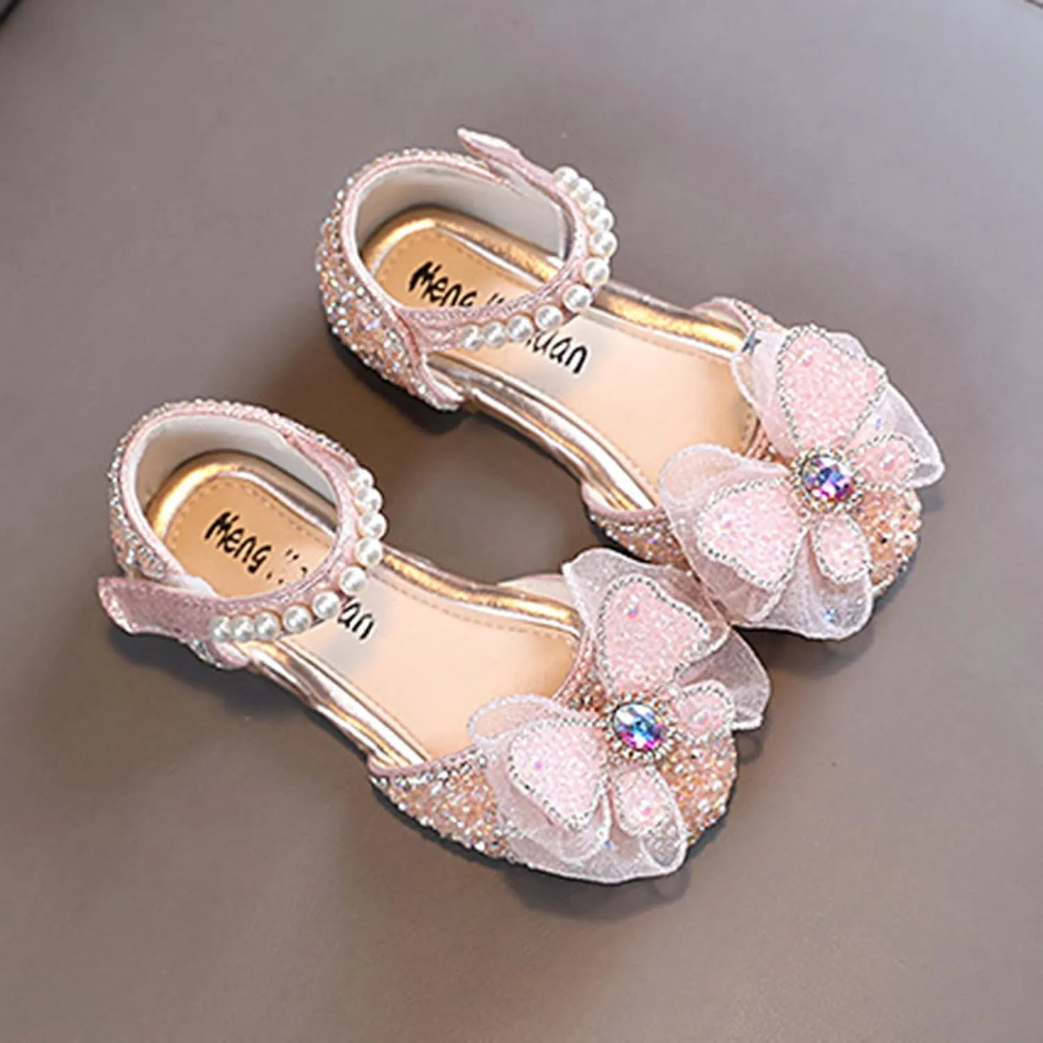 Fashion Leather Shoes Dance Performance Shoes Autumn Toddler and Girls Casual Shoes Thick Sole Youth Shoes High Tops