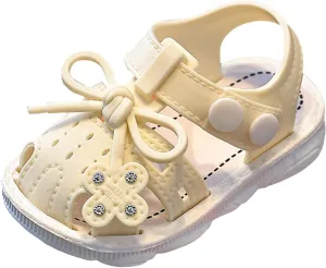 Flip Flops For Kids Children Shoes Comfortable Flat Sandals Fashionable Toe Covering Children Red Toddler Sandals