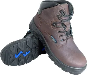 Genuine Grip Men's S Fellas Brown Poseidon Composite Toe WP Work Boots - 6051