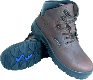Genuine Grip Women's S Fellas Brown Poseidon Composite Toe WP Work Boots - 651