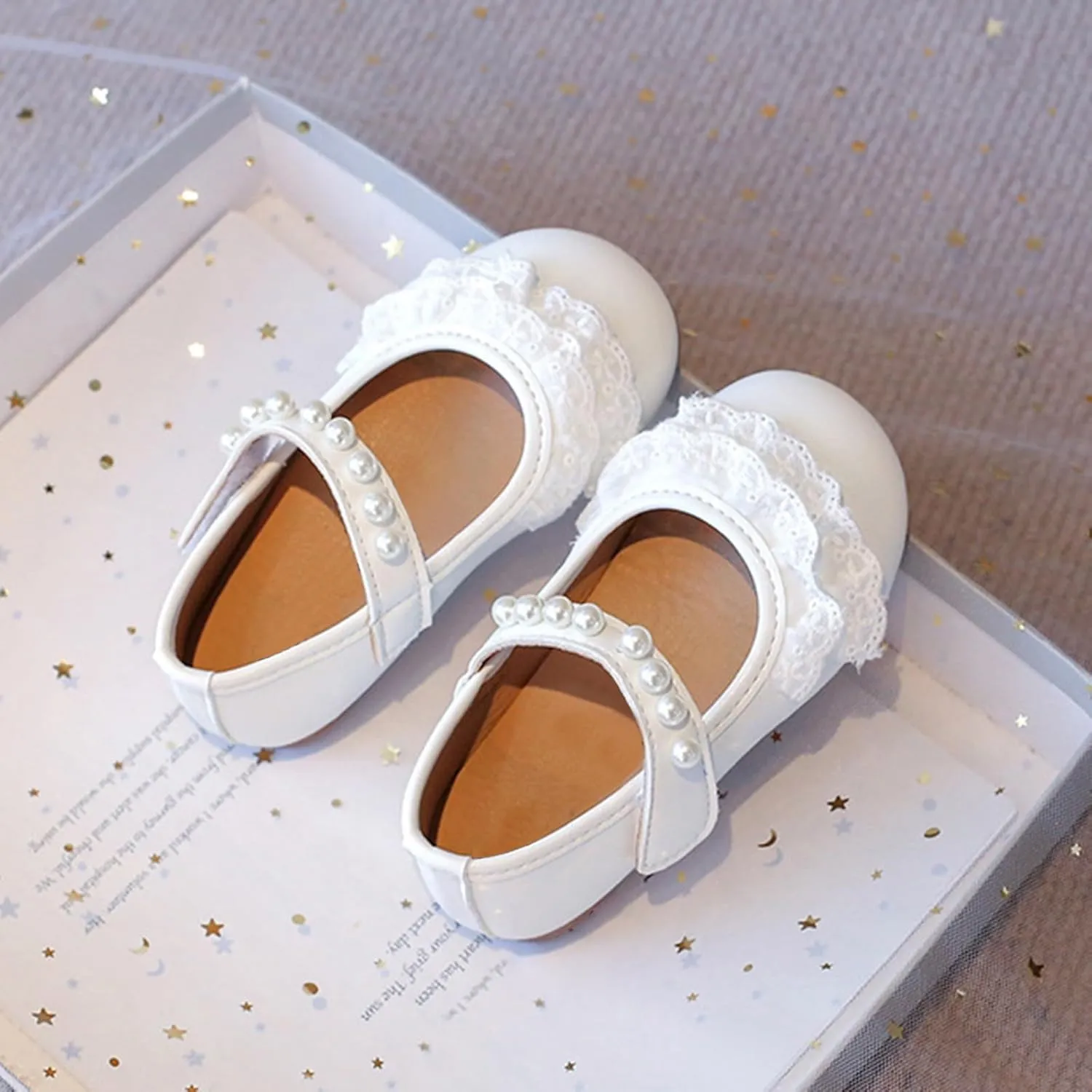 Girls Kids Rubber Sole Open Toe Sandals Summer 𝗟ow Heel Dress Shoes Toddler 𝗣ink Cute Outdoor Dance Loafers Shoes