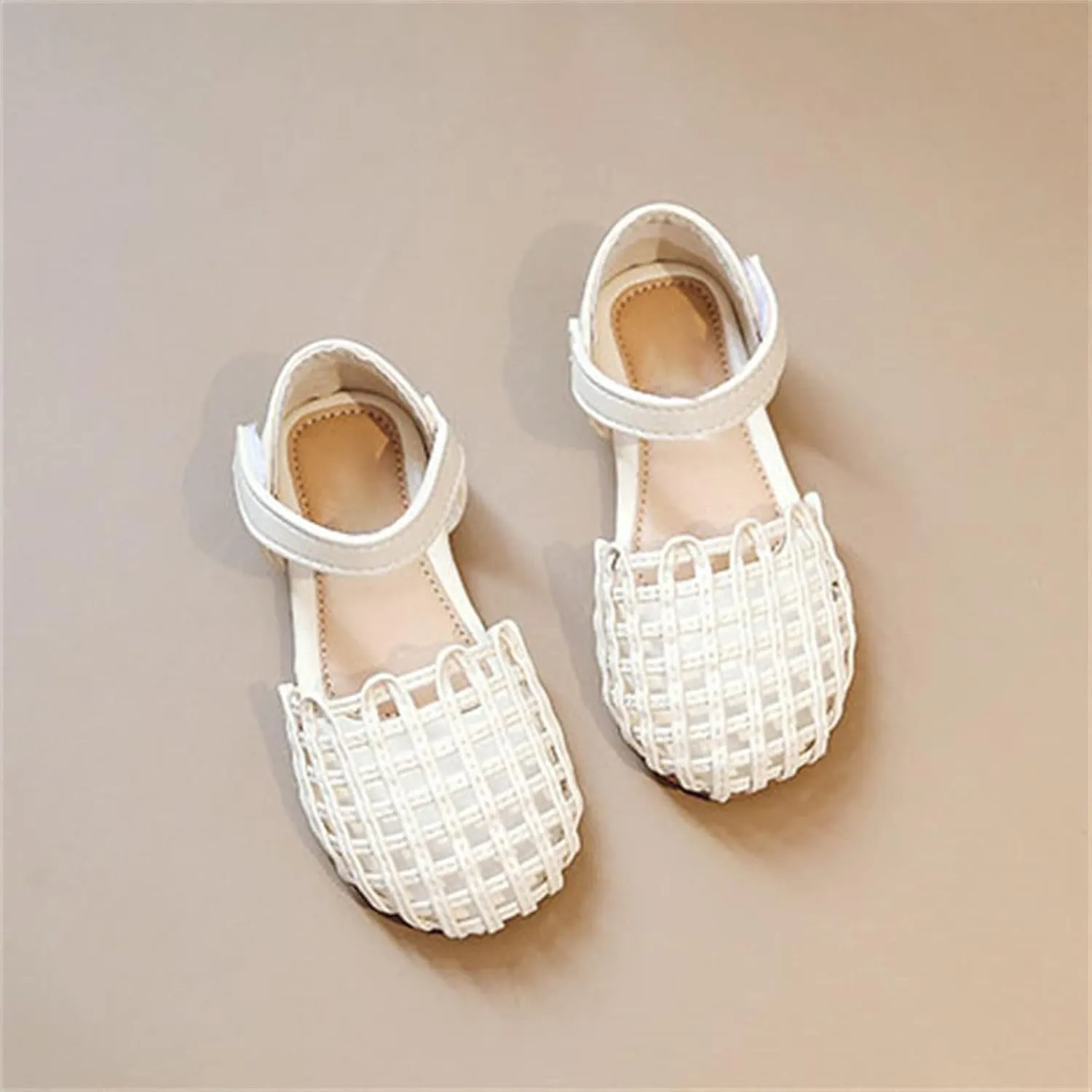 Girls Sandals Grils Dress Shoes Beach Vacation Daily Open Toe Glitter for Little/Big Kids Toddler Winter Boots Toddler (White, 7 Toddler)