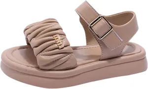 Girls' Sandals Summer Children's Beach Shoes Anti Slip Soft Sole Children's Shoes KIDS Little Girls' White Baby