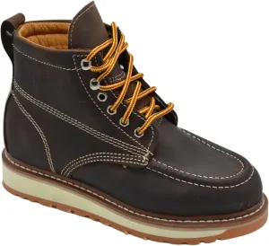 Grand H 827 by Hammer Work Boots for Men - Moc Toe Boots for Men - Men's Industrial & Construction Boots - Lightweight Work Boots - 6" Mens Work Boots - Botas de Trabajo