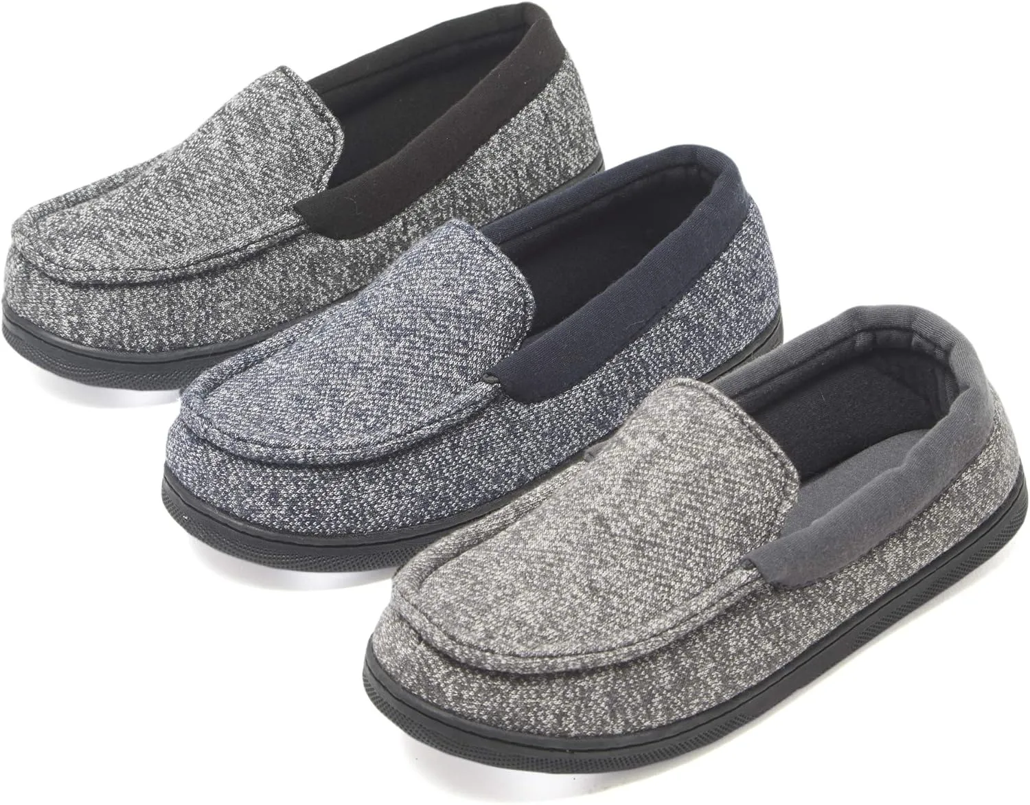Hanes Boy's ComfortSoft Venetian Indoor/Outdoor Moccasin Slipper