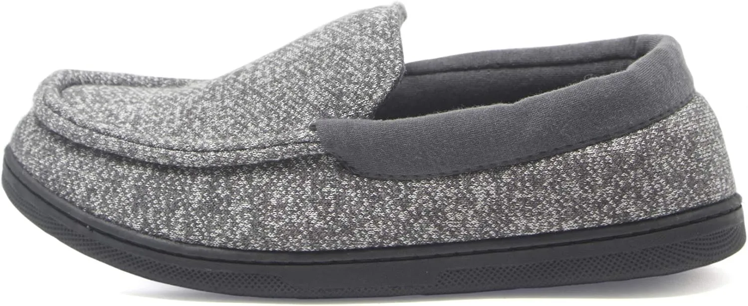 Hanes Boy's ComfortSoft Venetian Indoor/Outdoor Moccasin Slipper