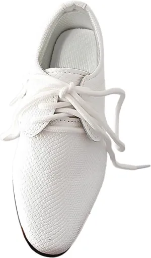 Kids Lace Leather Sneakers Toddler Boys School Uniform Formal Dance Shoes Summer Casual Non Slip Ankle Lightweight Shoes