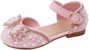 Little Child Girls' Shoes Flat Shoes Girls' Dance Shoes Princess Shoes Little Girls' Glass Casual Toddler Girl Shoes