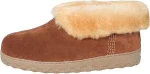 Men's Genuine Suede Genuine Shearling Indoor/Outdoor Foldover Boot