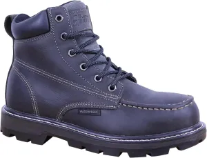 Mens Steel Toe Work Boots With 2 Different Insoles Waterproof Insulated Non Slip & Oil Resistant ASTM F2413