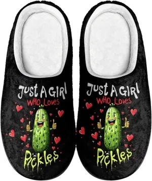 Poceacles House Slippers Women Men Fuzzy Slipper Soft Non-Slip Bedroom Slippers for Home, Travel
