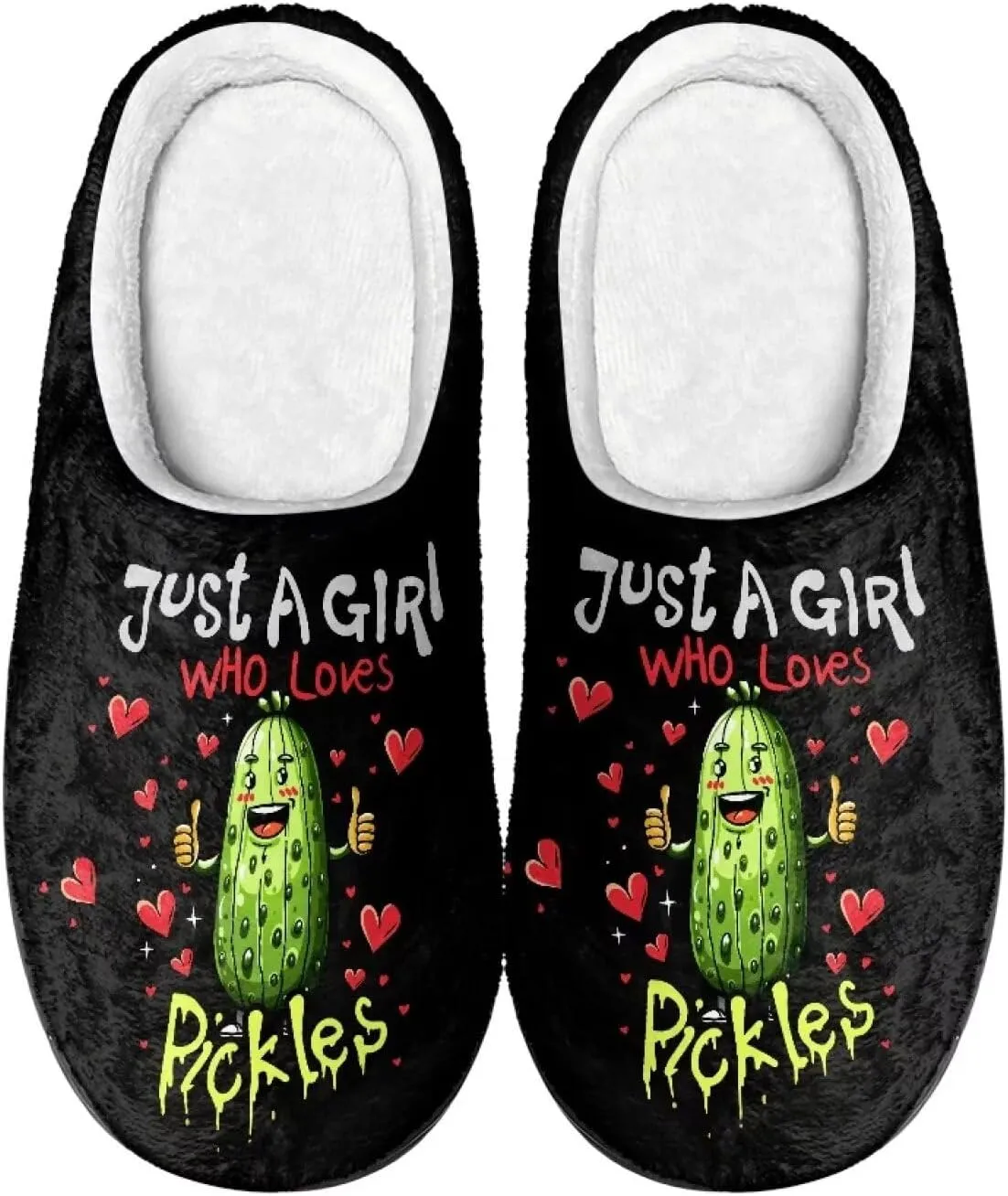 Poceacles House Slippers Women Men Fuzzy Slipper Soft Non-Slip Bedroom Slippers for Home, Travel