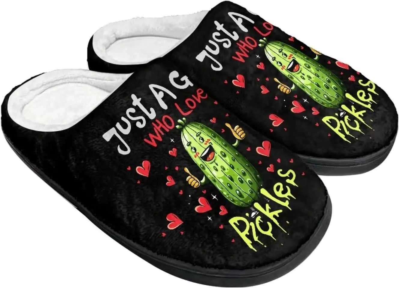 Poceacles House Slippers Women Men Fuzzy Slipper Soft Non-Slip Bedroom Slippers for Home, Travel