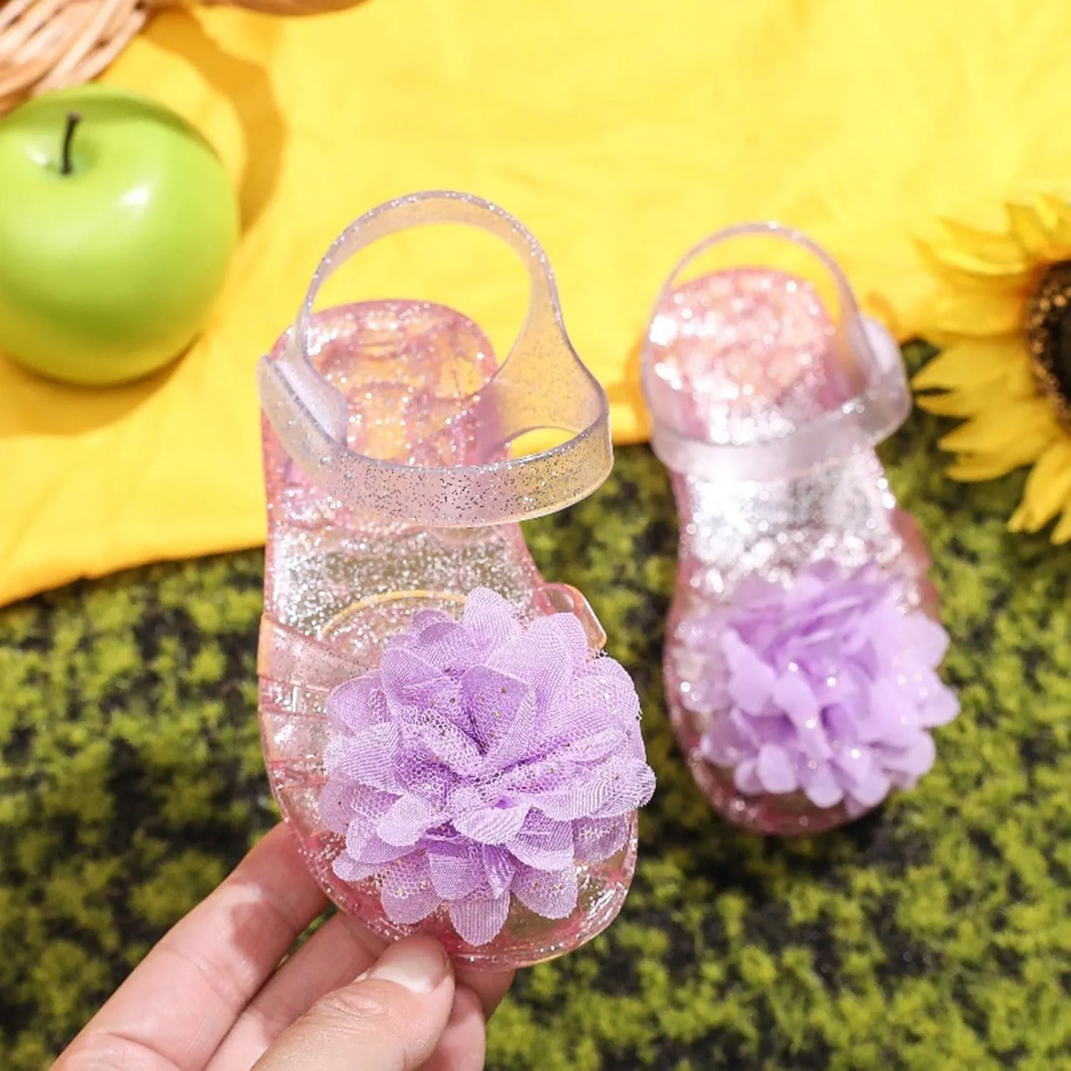 Sandals for Girls Kids Toddler Dress Up Flat Sequins Butterfly Mary Jane Shoes Summer Casual Sandal Girls White Sandals