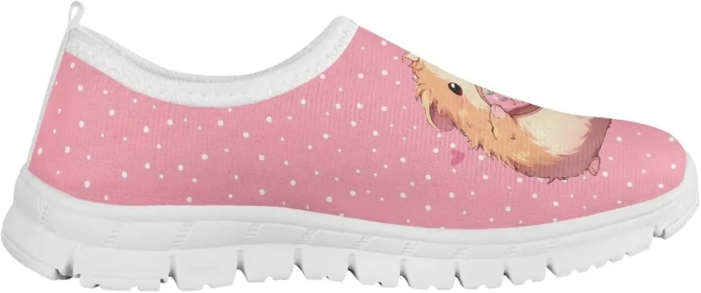 School Shoes for Girls Breathable Mesh Running Sneakers Comfortable Slip on Athletic Tennis Shoe