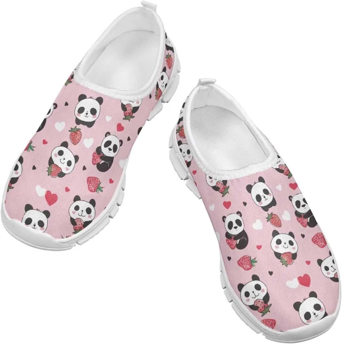 School Shoes for Girls Breathable Mesh Running Sneakers Comfortable Slip on Athletic Tennis Shoe