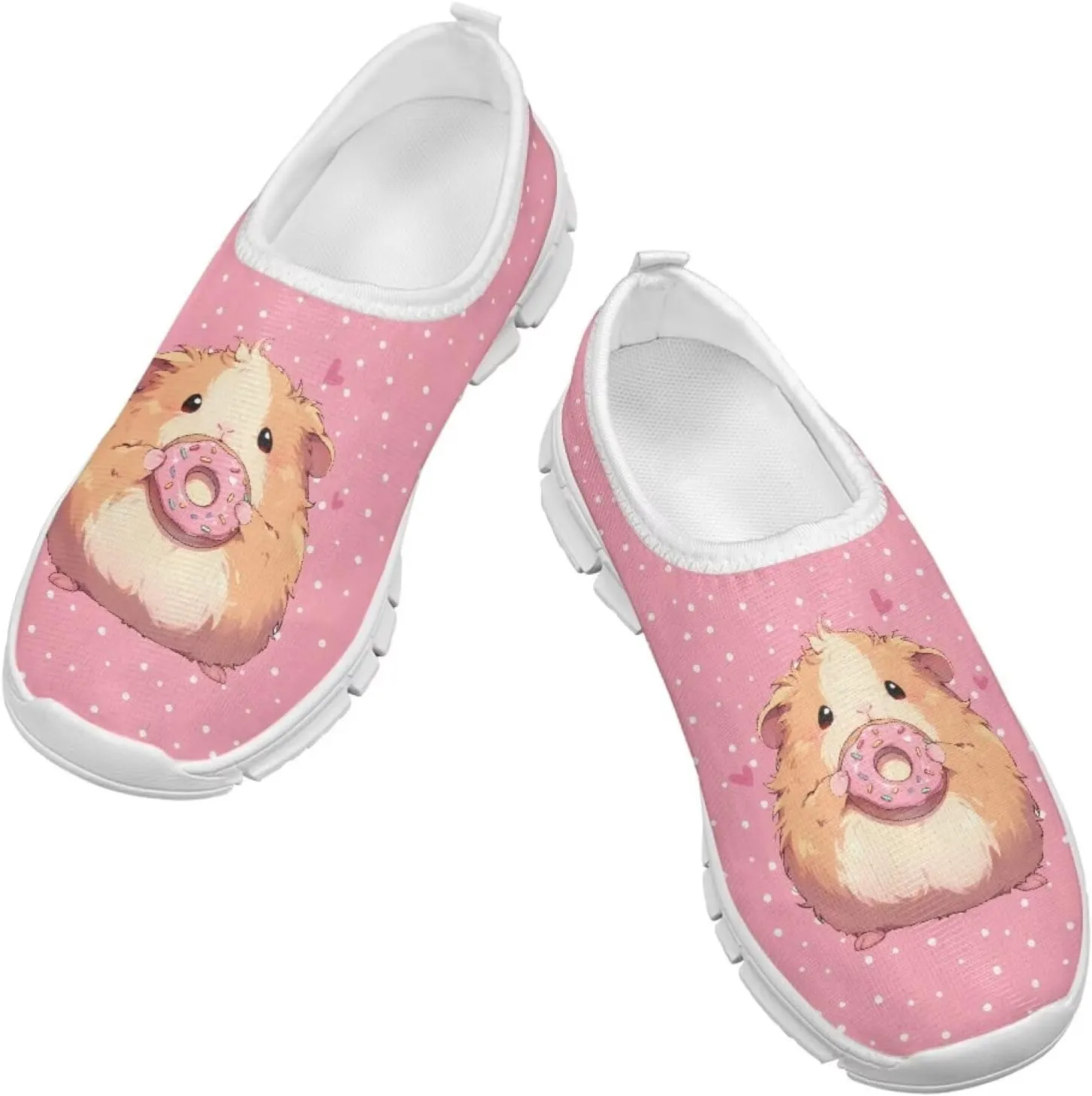 School Shoes for Girls Breathable Mesh Running Sneakers Comfortable Slip on Athletic Tennis Shoe