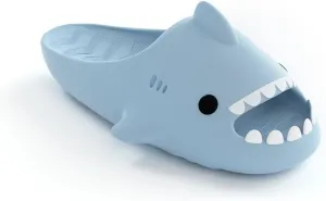 Sharkicks Pro Shark Slides Sandals, Super Soft Eco-friendly EVA Material Cloud shoes for Women and Men Indoor & Outdoor