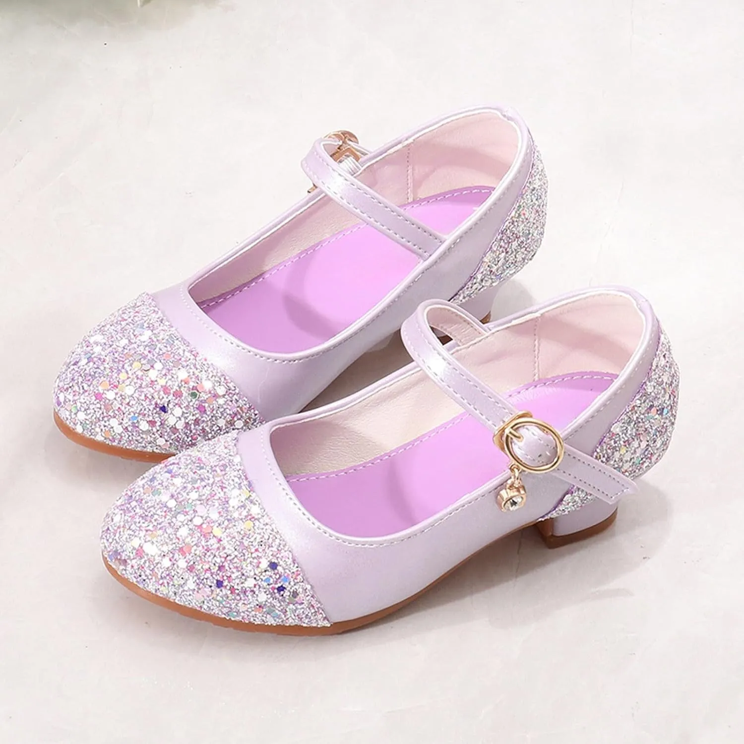 Shoes Leather Shoes and Crystal Little Girl Performance Single Girls Sandals White Girls Sandals Size 2