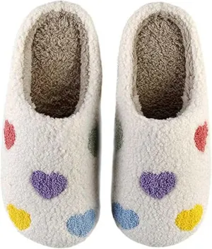 Slippers Fuzzy Memory Foam Retro Indoor Outdoor Home Couple Shoes Womens Mens Fluffy Plush Slippers Animals Cute Cartoon House Slippers Cuddly Warm Shoes Indoor Outdoor Girls